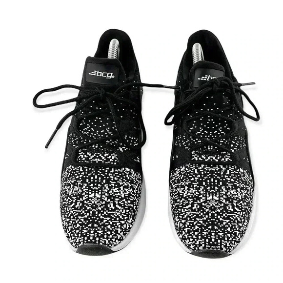 Lightweight Black Running Training Shoes Sz 7 M Slip on Women's - Picture 2 of 10